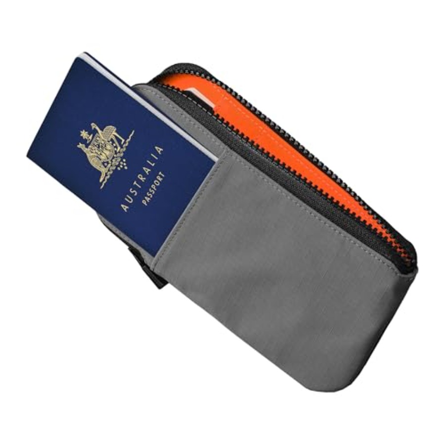 Passport Wallet Rfid - Zip Travel Wallet Axoflux 210D -
