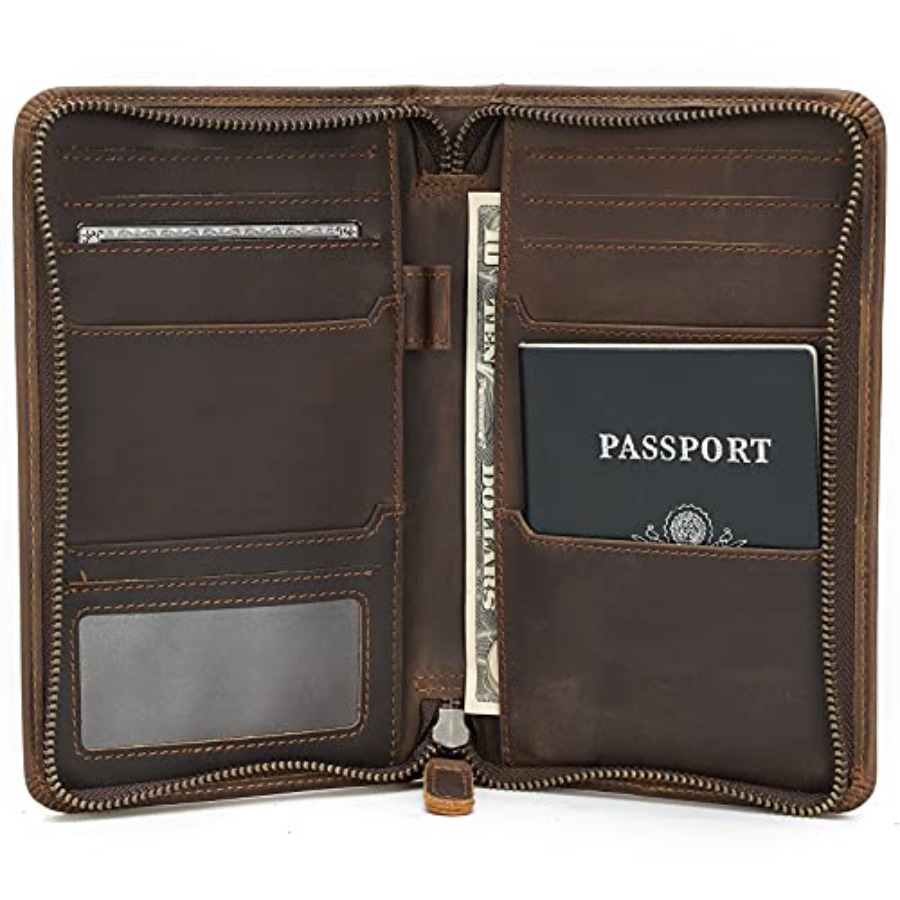 Passport Wallet Rfid - Polare Full Grain Leather Passport Holder