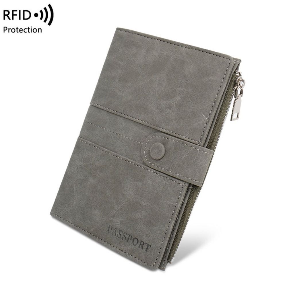 Passport Wallet Rfid - RFID Anti-Theft PU Passport Bag Card