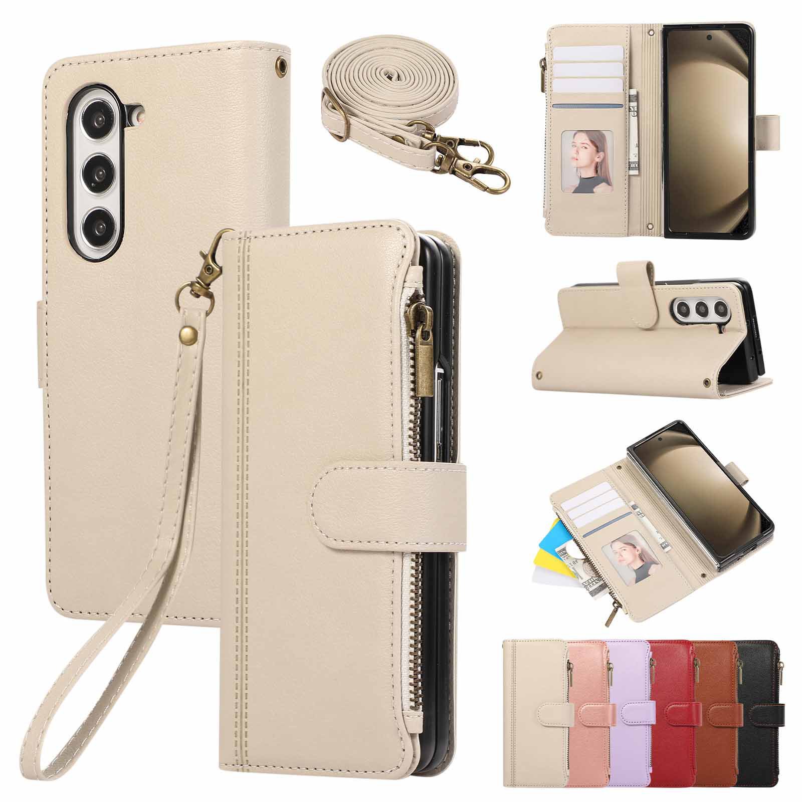 Bifold Leather Wallet - Suitable for Samsung Z Fold 4/5/6