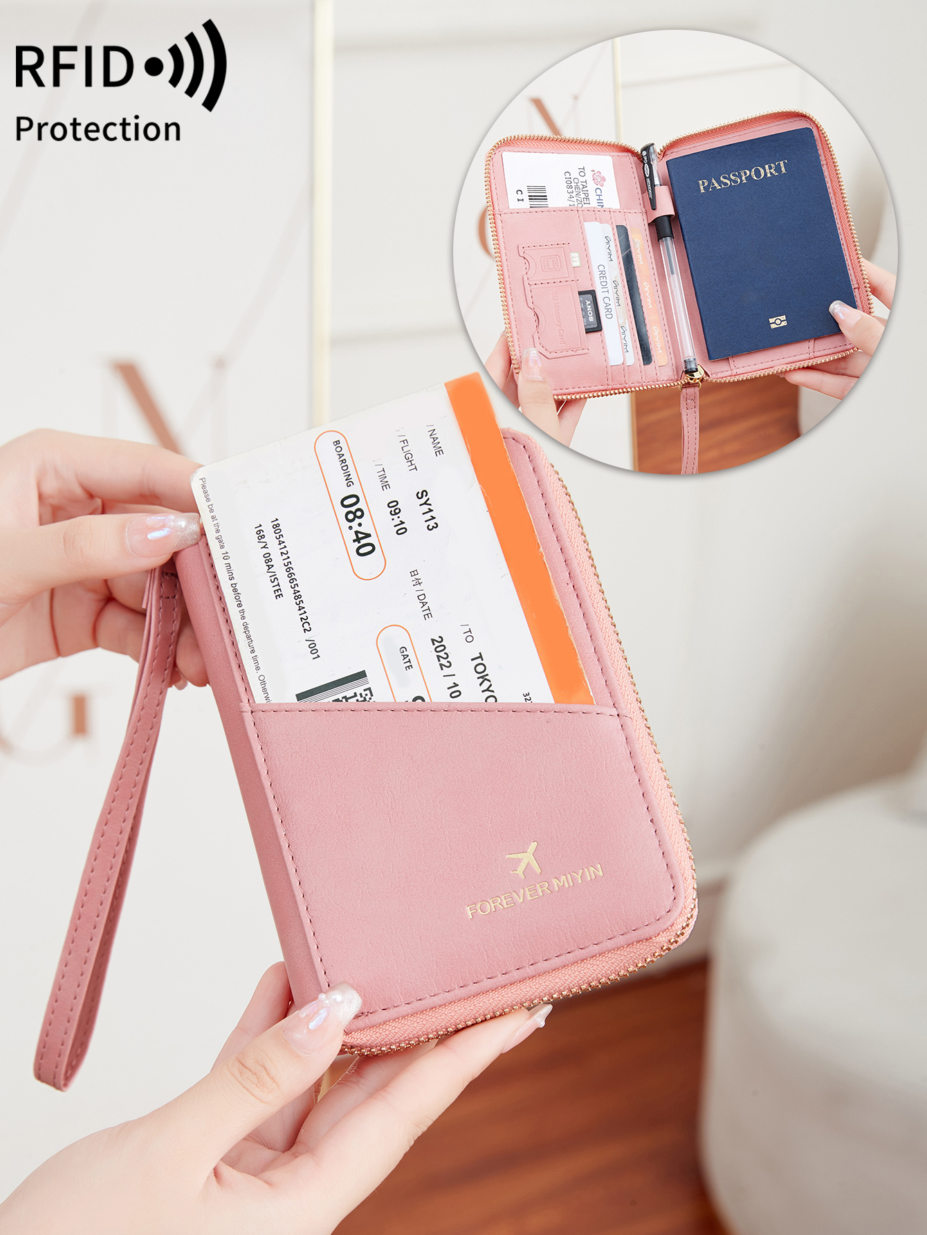 Passport Wallet Rfid - RFID Multifunctional Portable Travel Passport Holder