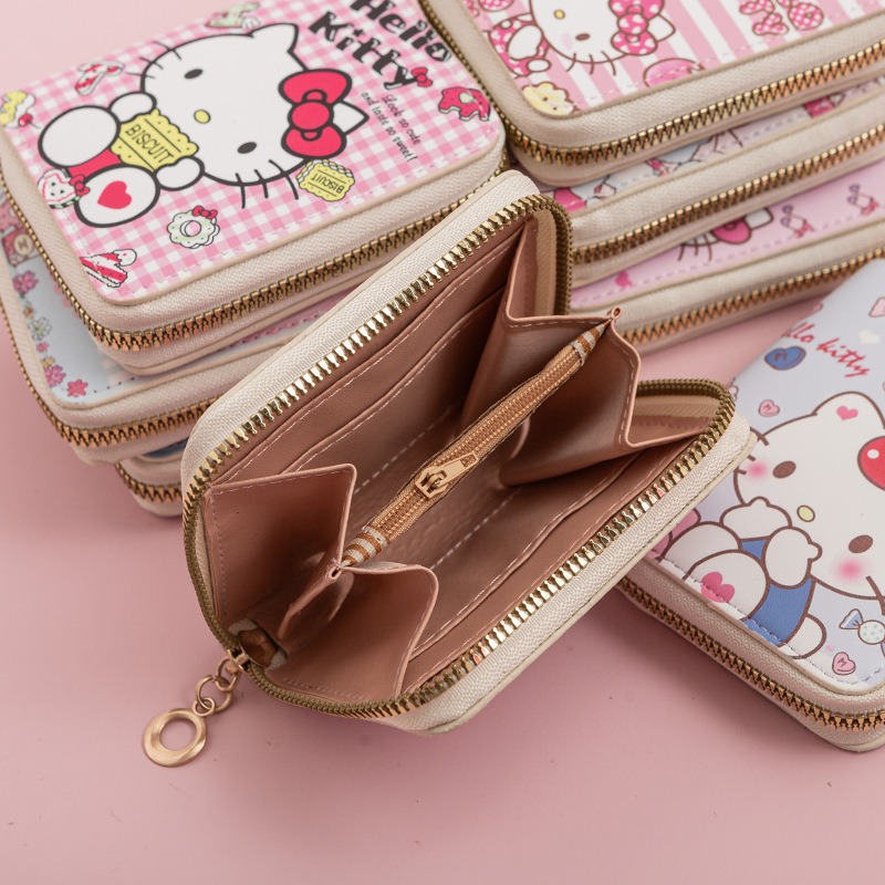 Sanrio Hello Kitty Cartoon Coi - Bifold Leather Wallet review and price