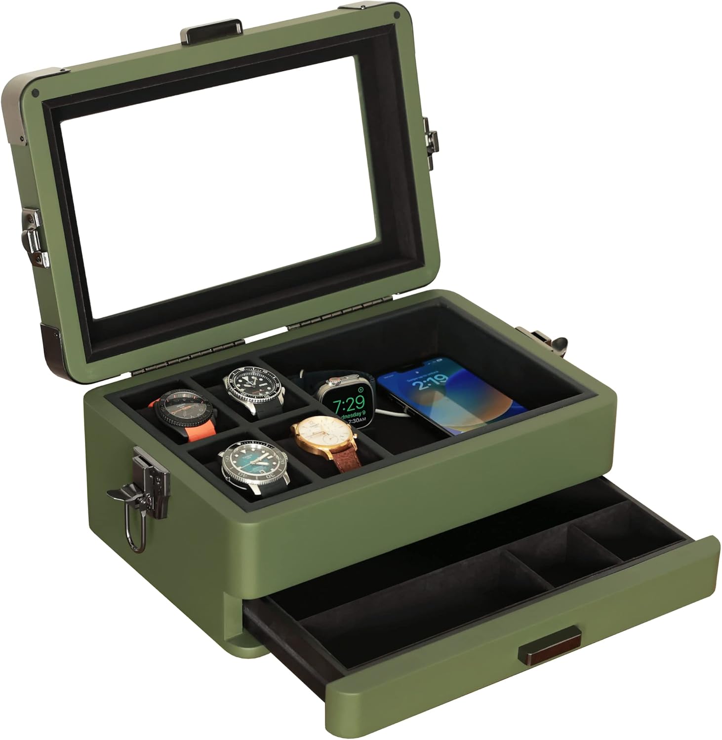 Watch Box Organizer for Men, 1 - Men'S Accessories Organizer Tray review and price
