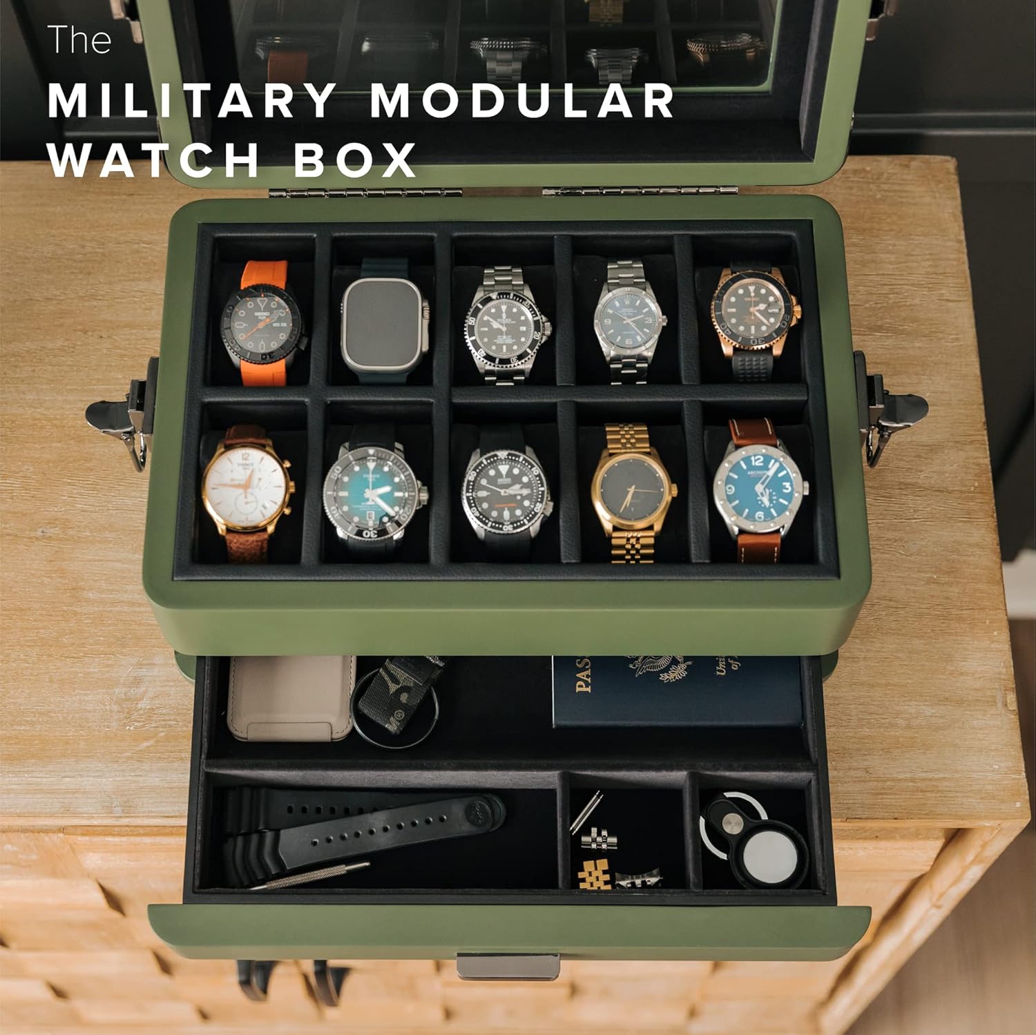 Watch Box Organizer for Men, 1 - Men'S Accessories Organizer Tray review and price