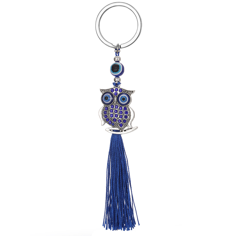 Zircon Turkish Blue Eye Owl An - Men Accessories Evil Eye review and price