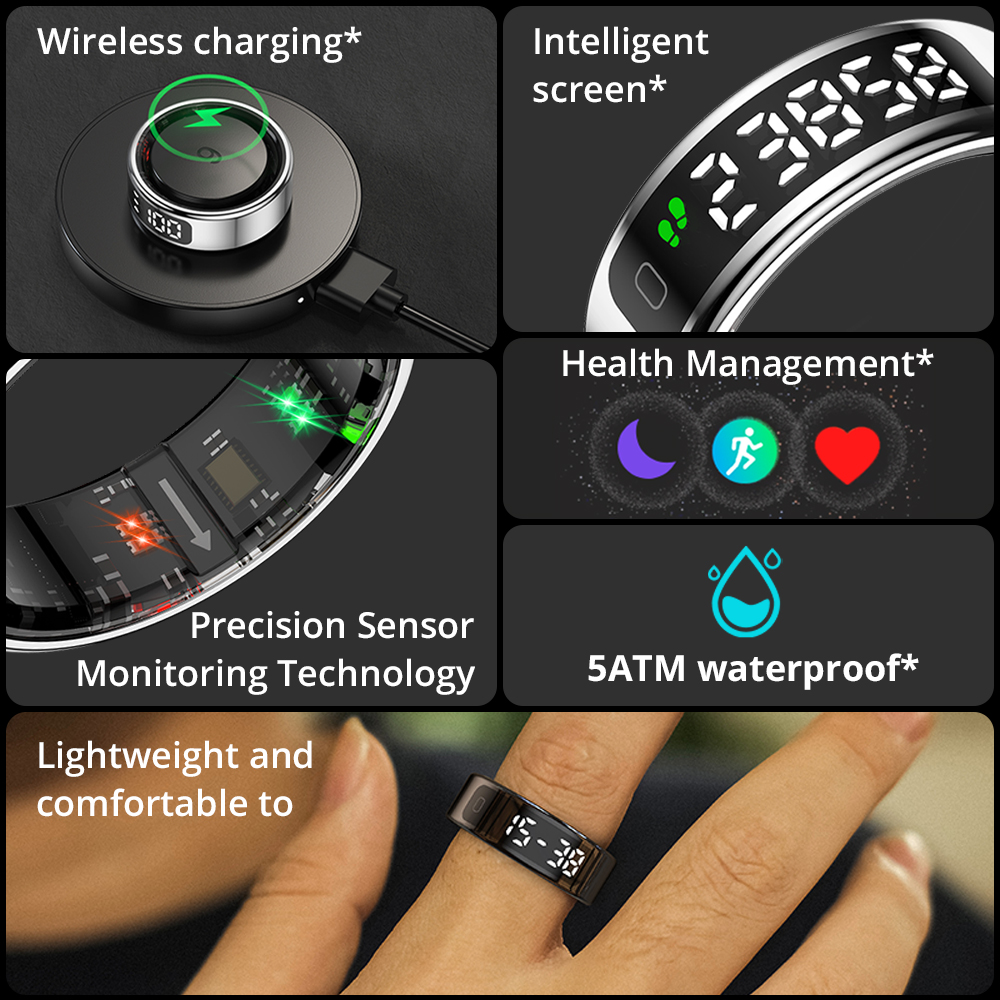 COLMI R12 Smart Ring with Disp - Men'S Accessories Display review and price