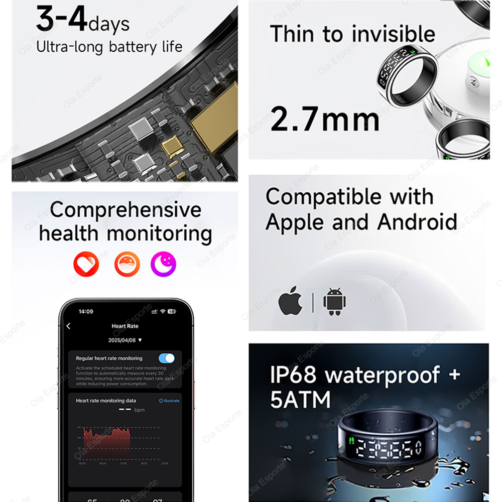 For Xiaomi Smart Ring Display  - Men'S Accessories Display review and price