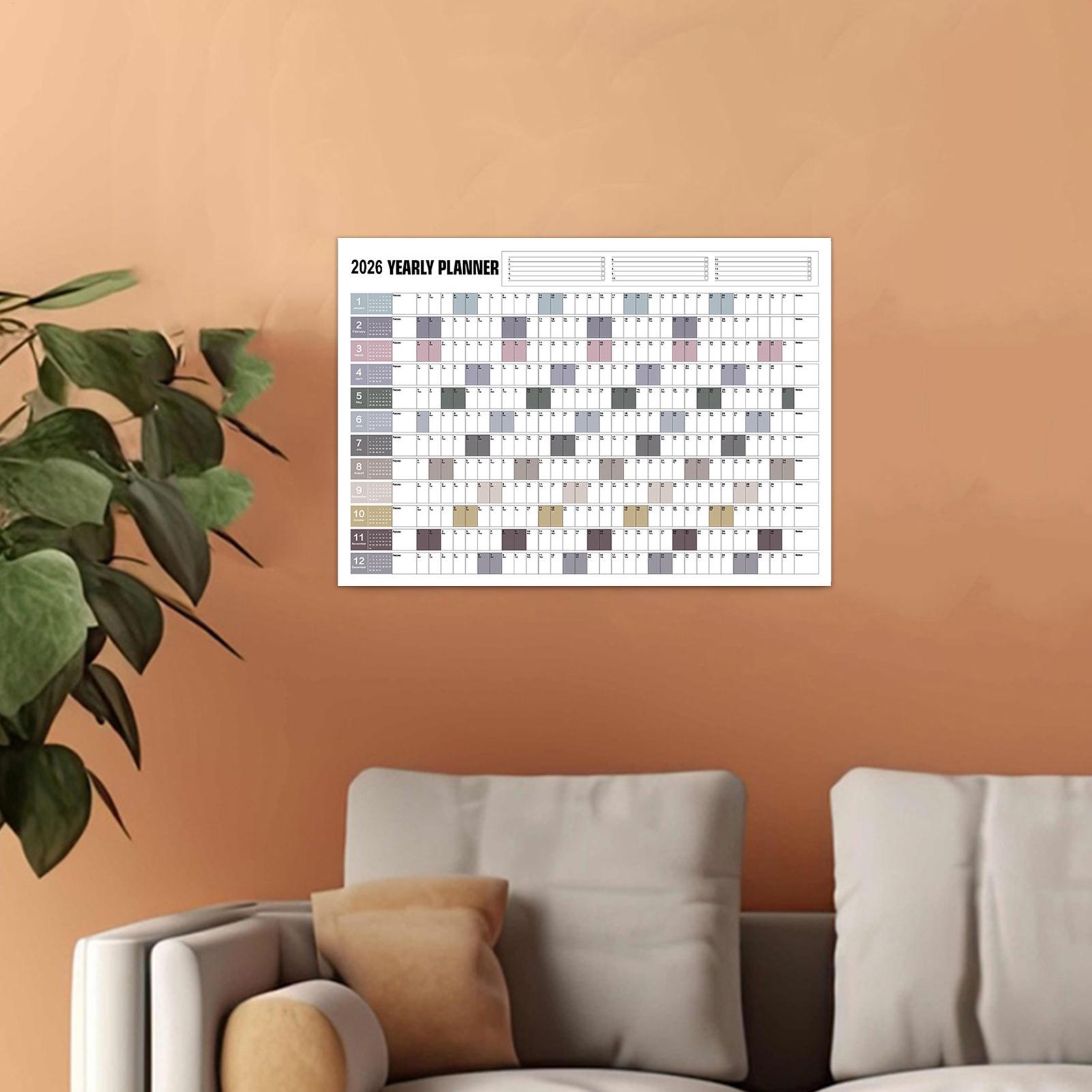 2026 Yearly Wall Calendar Full - Men Accessories List review and price