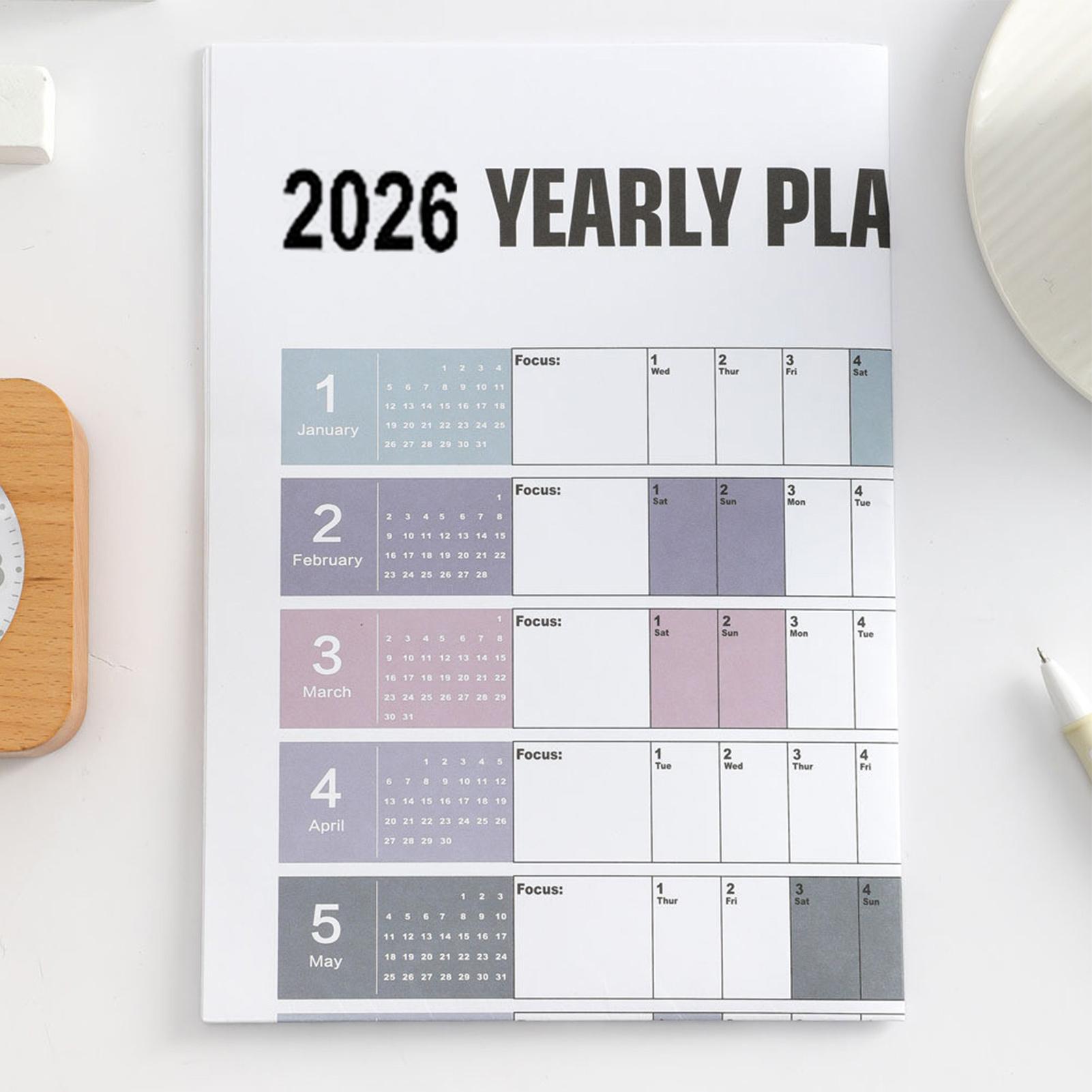 2026 Yearly Wall Calendar Full - Men Accessories List review and price