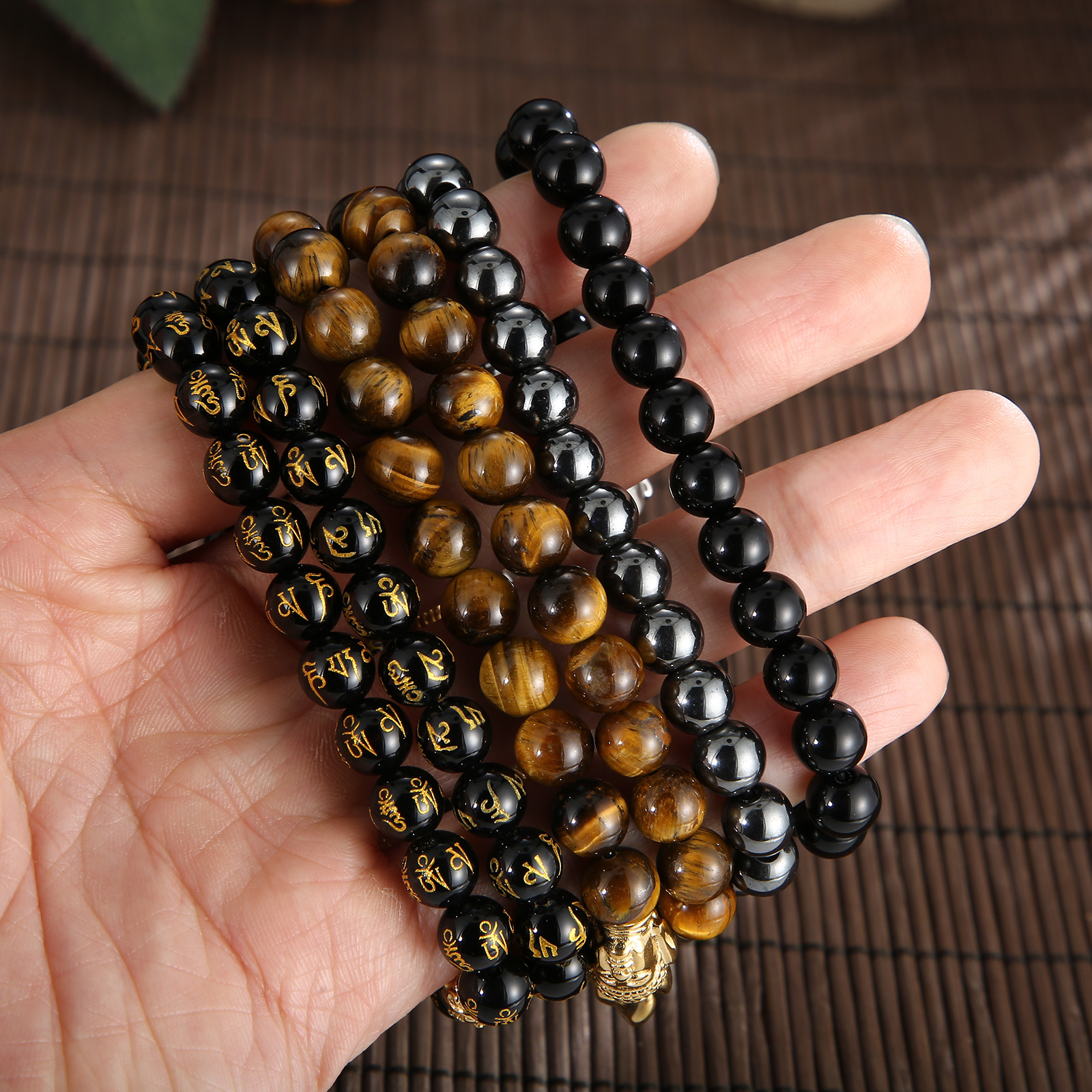 Fongten Religious Buddha Head  - Men Accessories Bd review and price