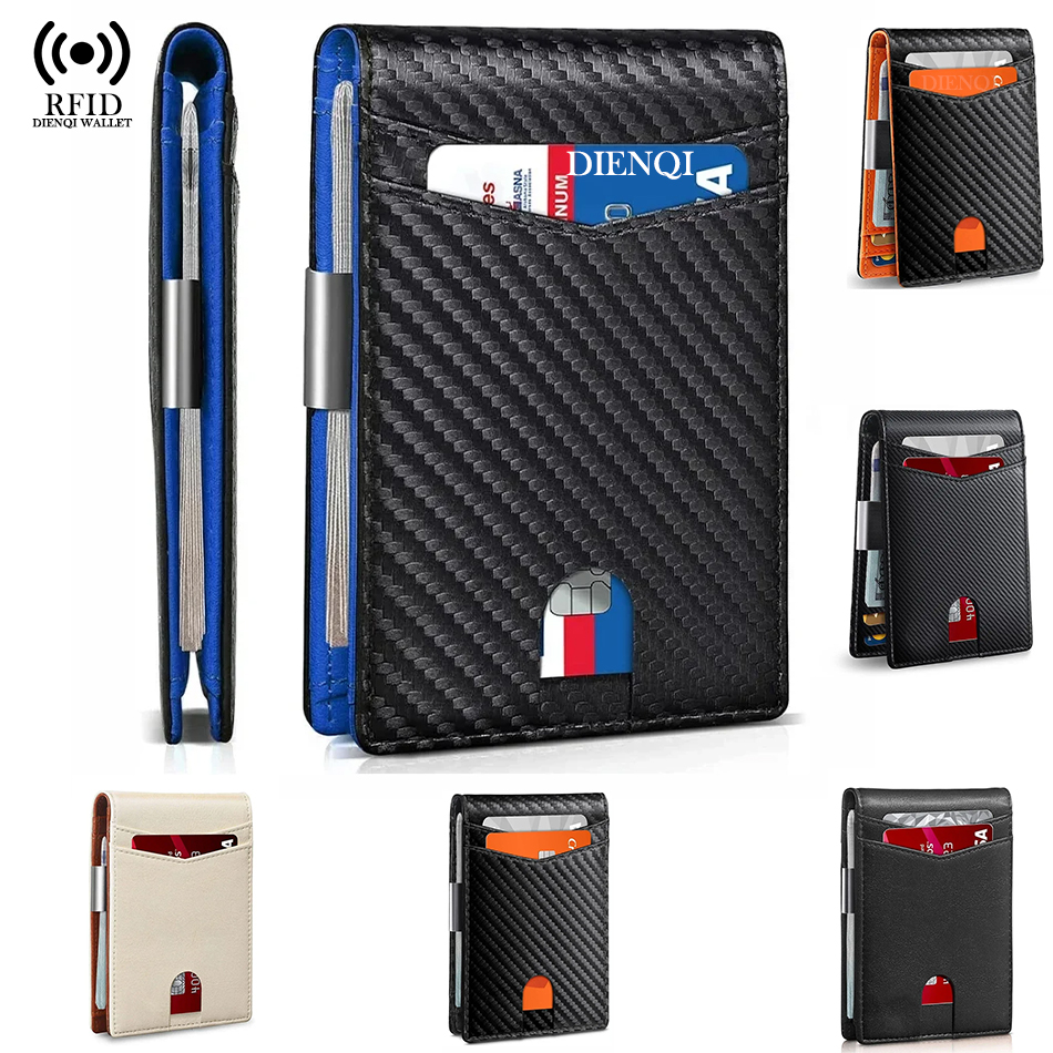 Carbon Fiber Mens Wallet Money - Bifold Leather Wallet review and price