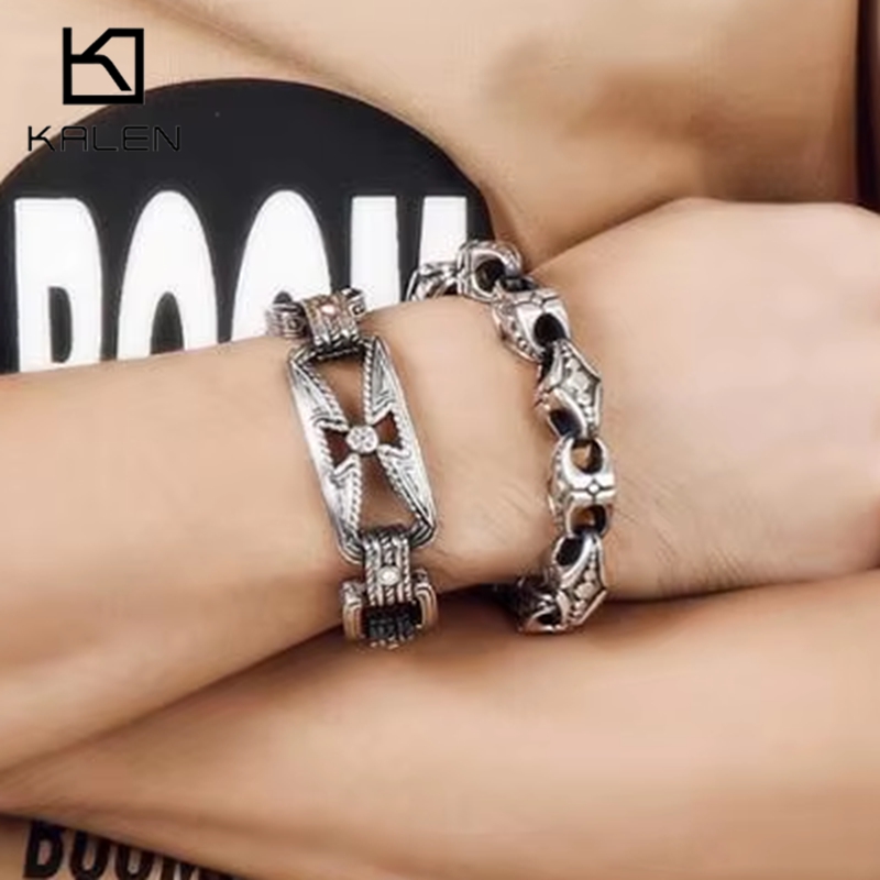 KALEN Punk Cross Bracelet Men' - Men Accessories Bd review and price