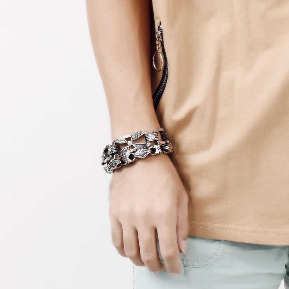 KALEN Punk Cross Bracelet Men' - Men Accessories Bd review and price