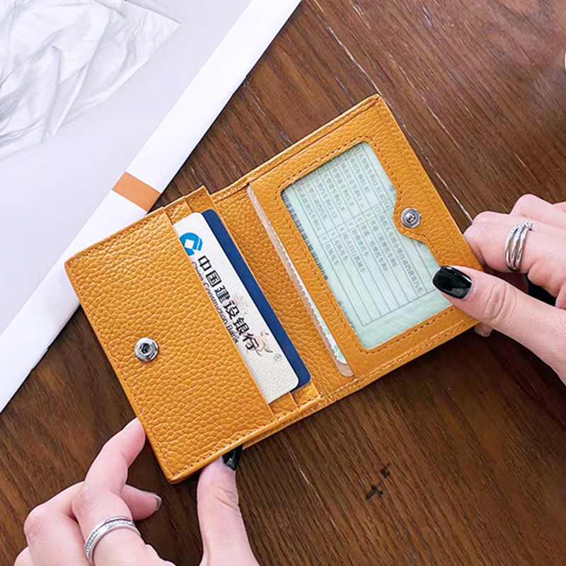 Custom Initials Business Card  - Bifold Leather Wallet review and price