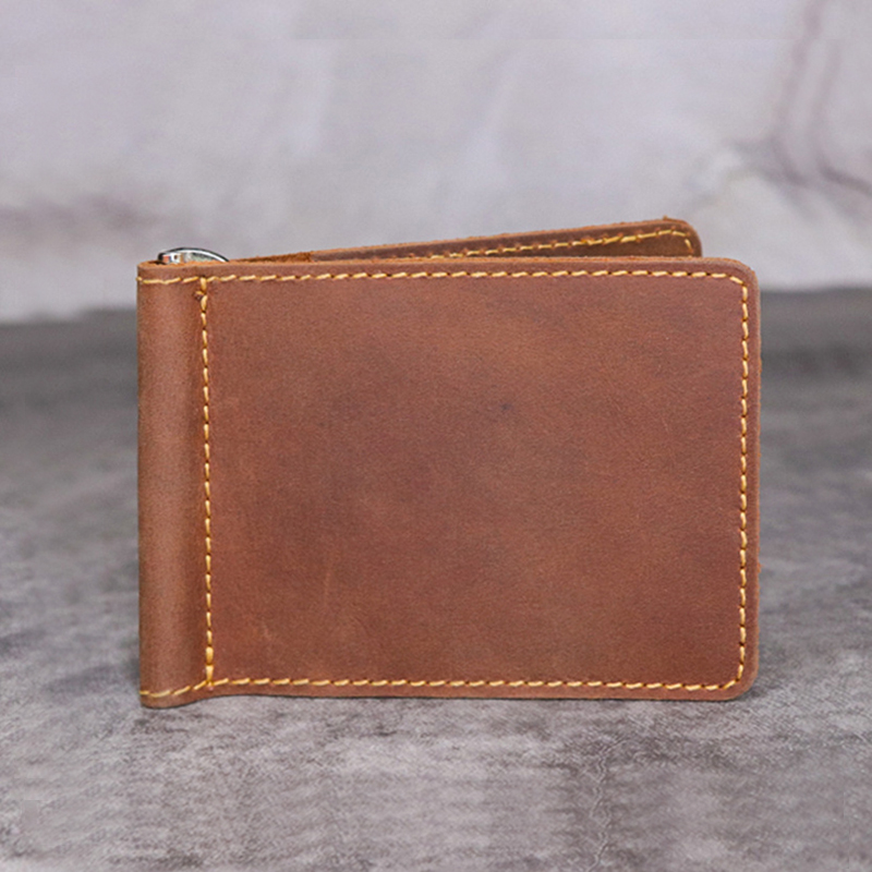 Handmade Genuine Leather Money - Bifold Leather Wallet review and price