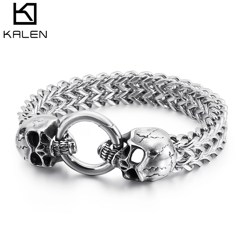KALEN Punk Stainless Steel Sku - Men Accessories Bd review and price