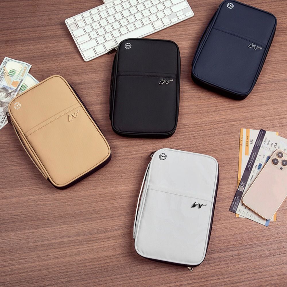 Portable Polyester Card Case L - Passport Wallet Rfid review and price