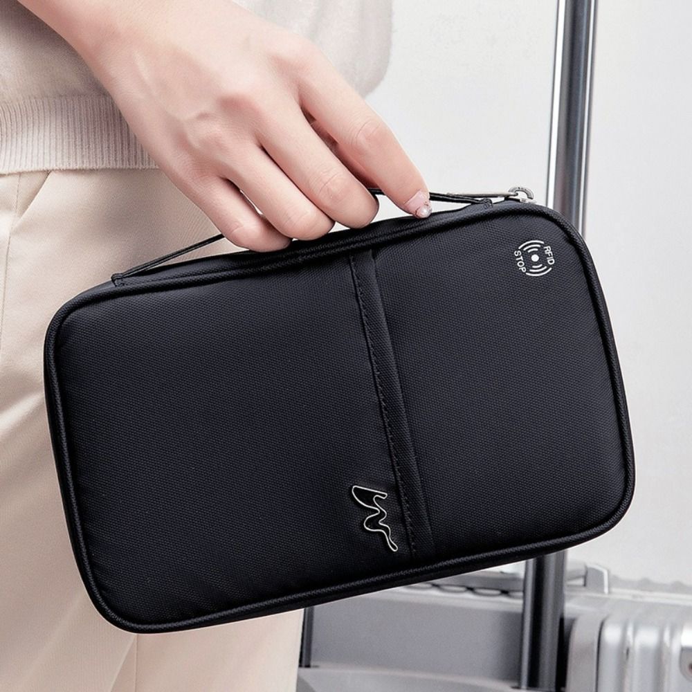 Portable Polyester Card Case L - Passport Wallet Rfid review and price