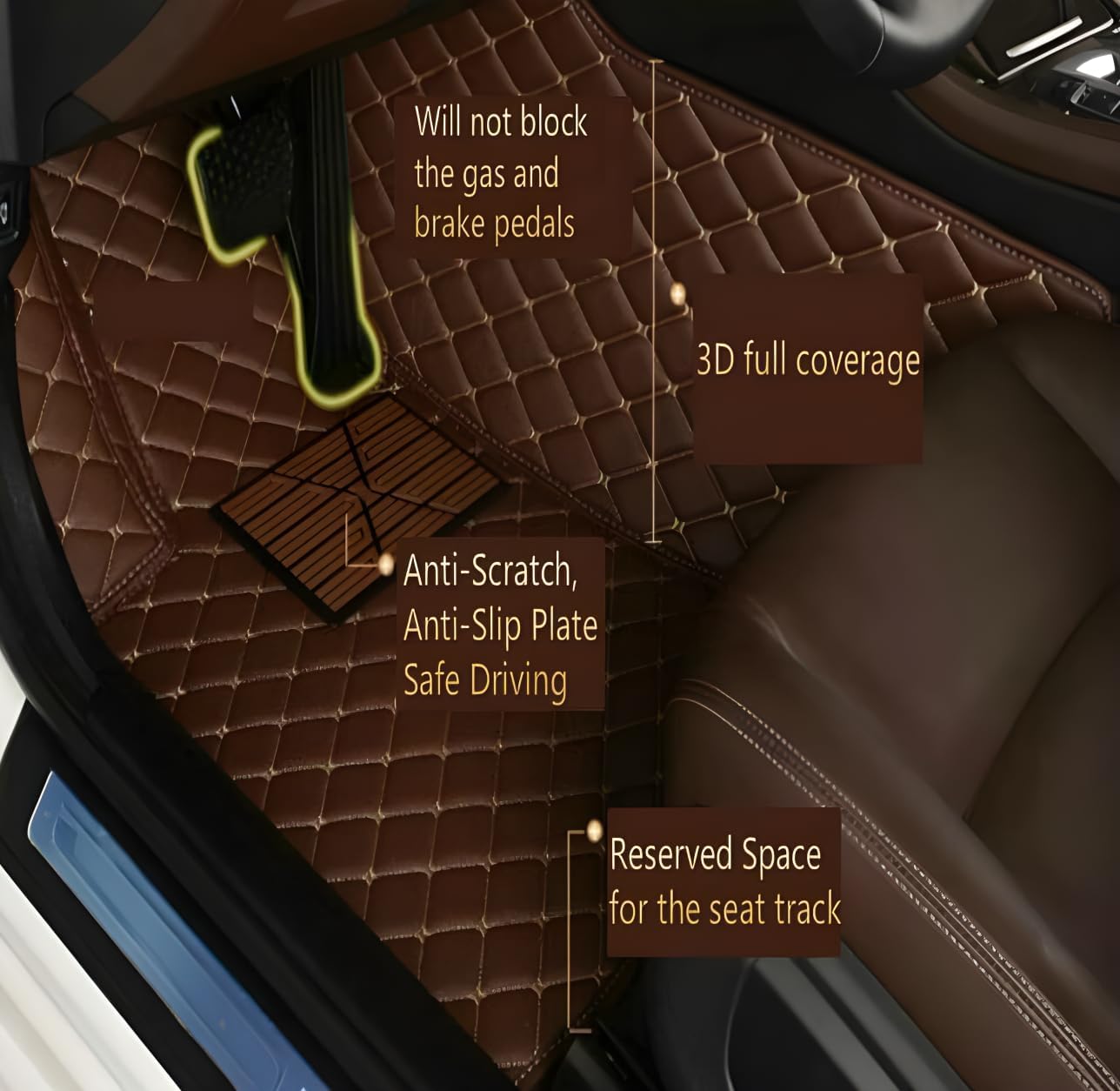Custom Car Floor Mats Fit For  - Men Accessories Bd review and price