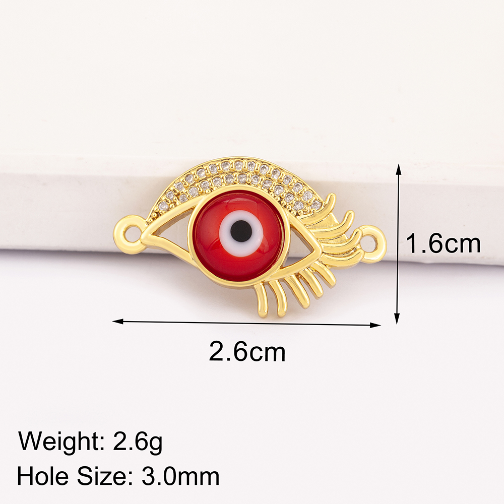 Colorful Shiny Crystal Evil Ey - Men Accessories Evil Eye review and price