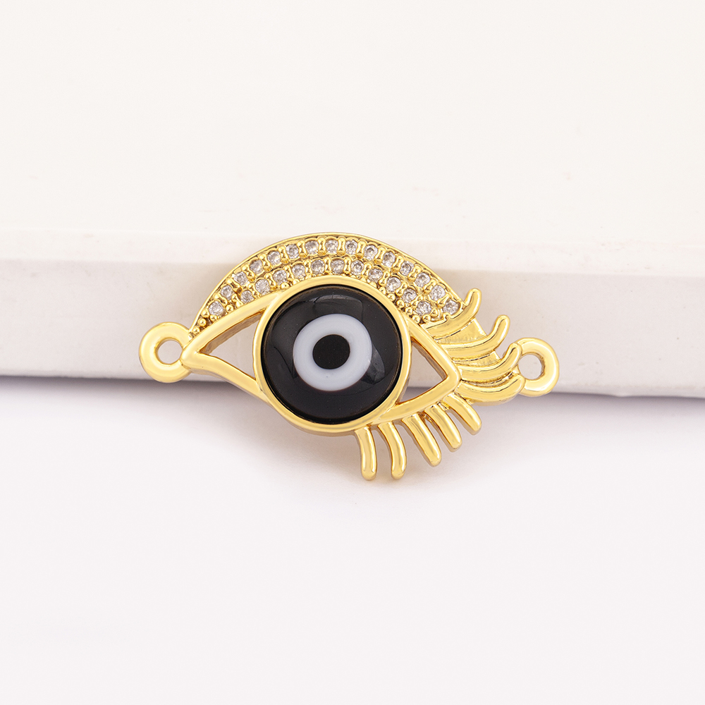 Colorful Shiny Crystal Evil Ey - Men Accessories Evil Eye review and price
