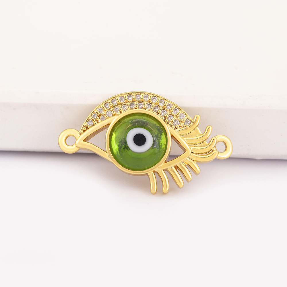 Colorful Shiny Crystal Evil Ey - Men Accessories Evil Eye review and price