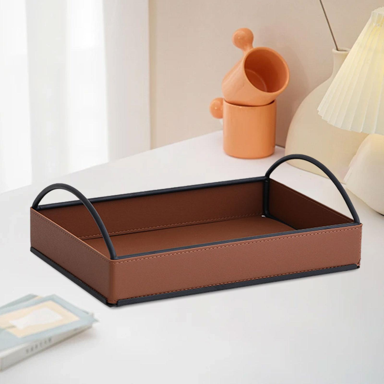 Modern PU Leather Valet Tray D - Men'S Accessories Tray review and price
