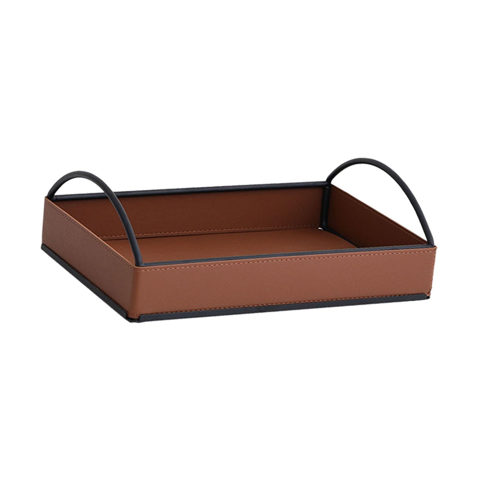 Modern PU Leather Valet Tray D - Men'S Accessories Tray review and price