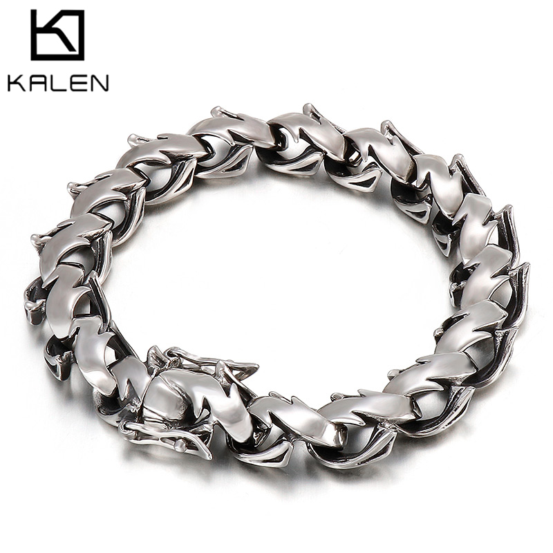 KALEN Polished Chunky Bracelet - Men Accessories Bd review and price