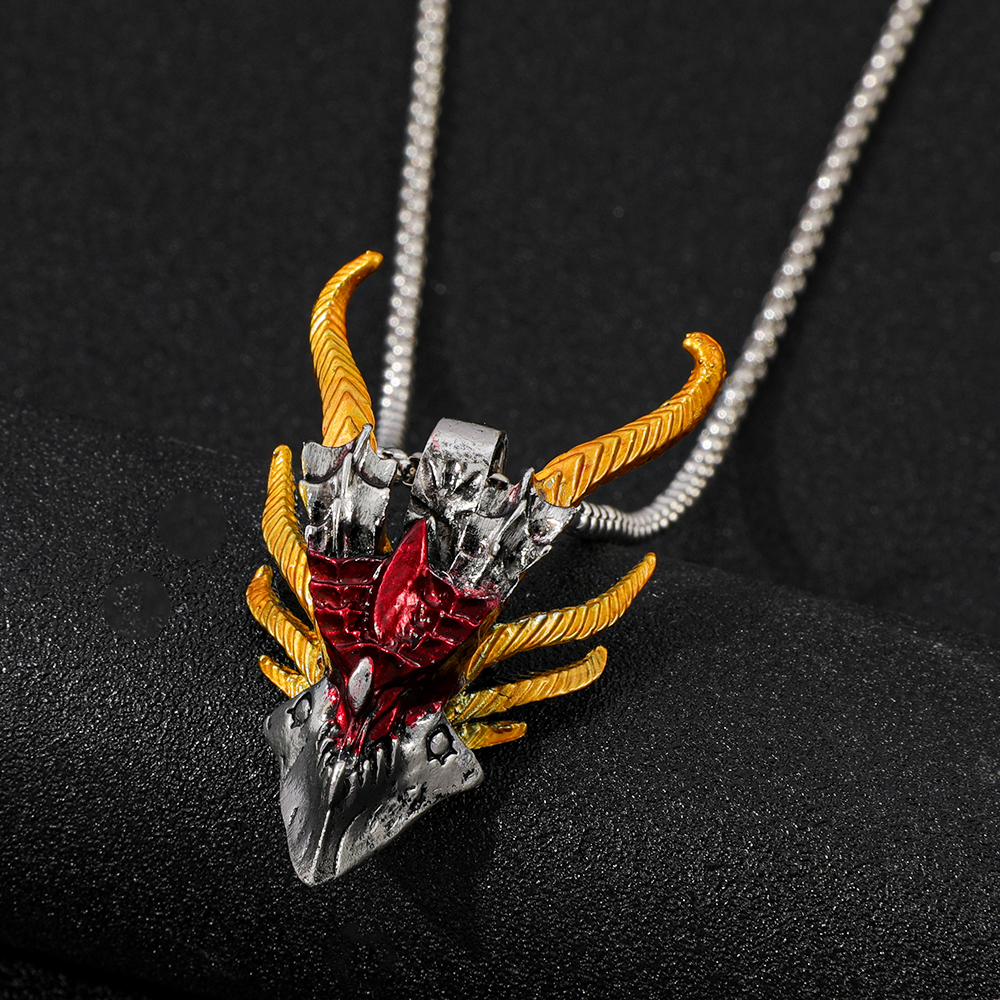 Retro Hip-Hop Evil Dragon Head - Men Accessories Jewelry review and price