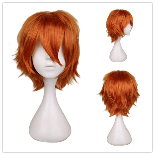 Short Orange Wig for Men Women - Men Accessories Bd review and price