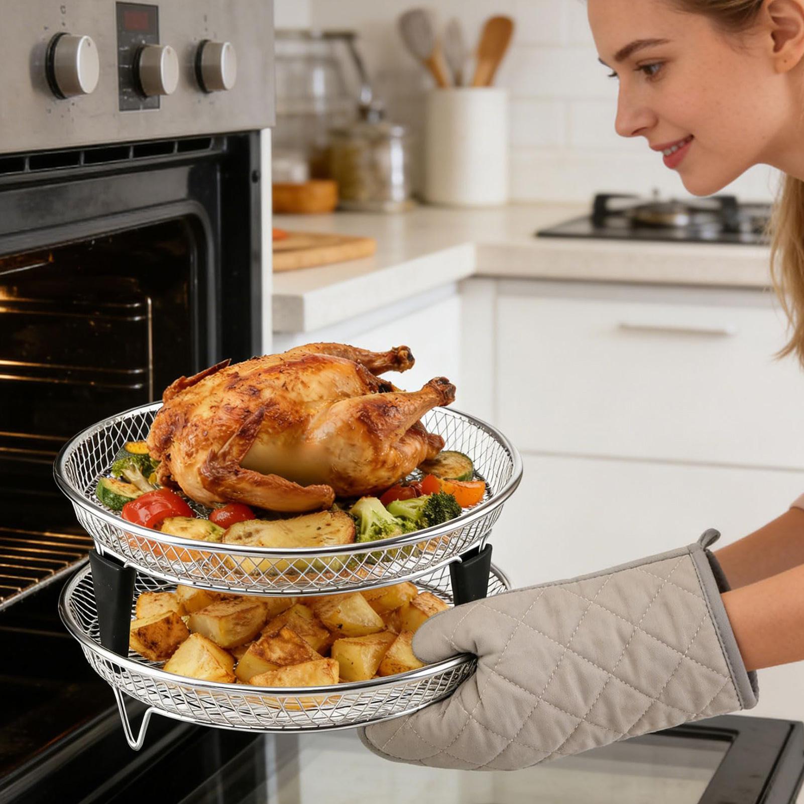 Air Fryer Accessories Stainles - Men'S Accessories Tray review and price