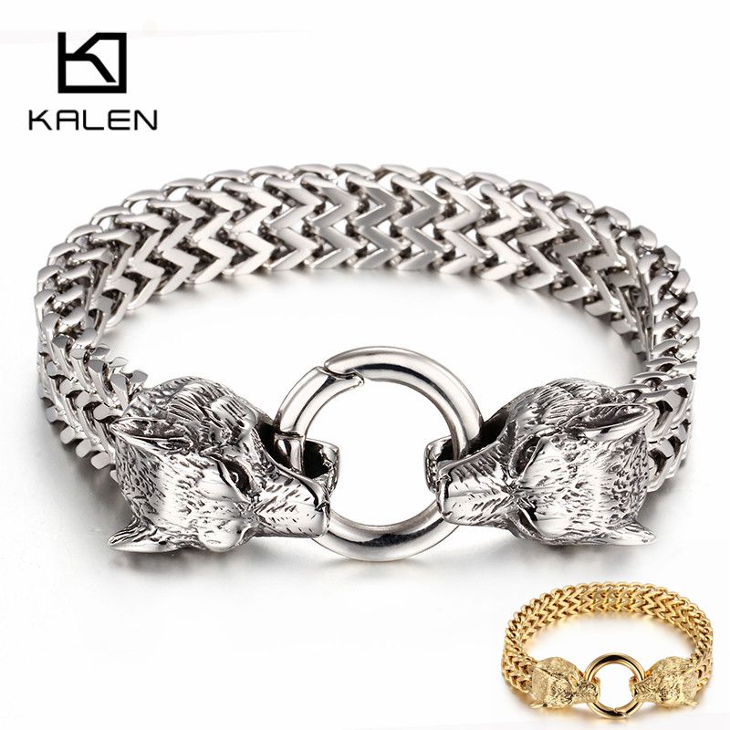 KALEN 19-23cm Rock Viking Wolf - Men Accessories Bd review and price
