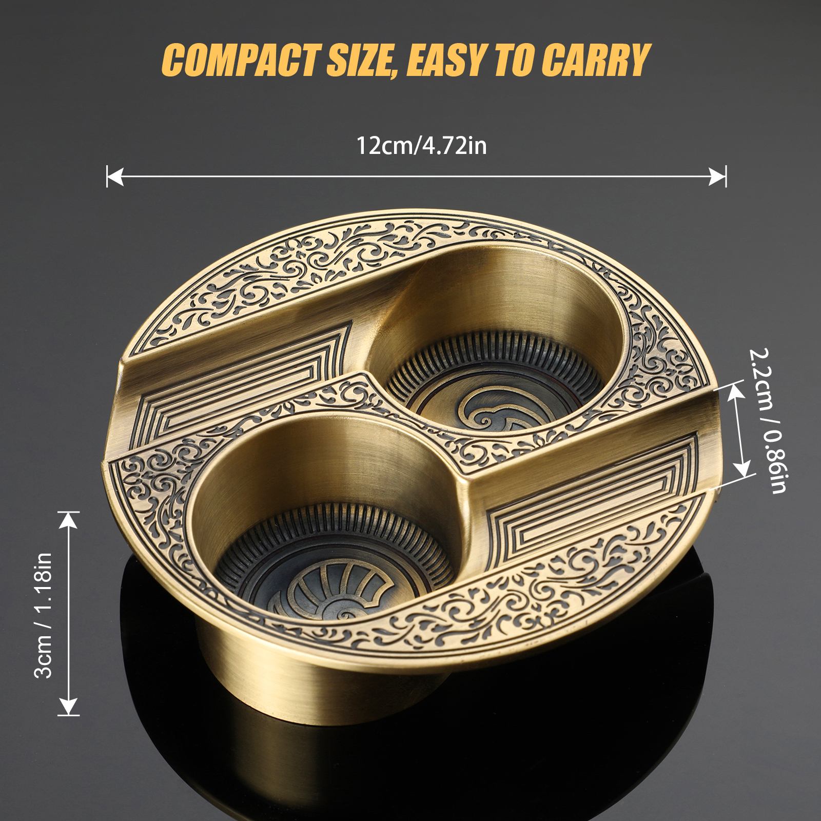XIFEI Cigar Ashtray Metal Asht - Men'S Accessories Tray review and price