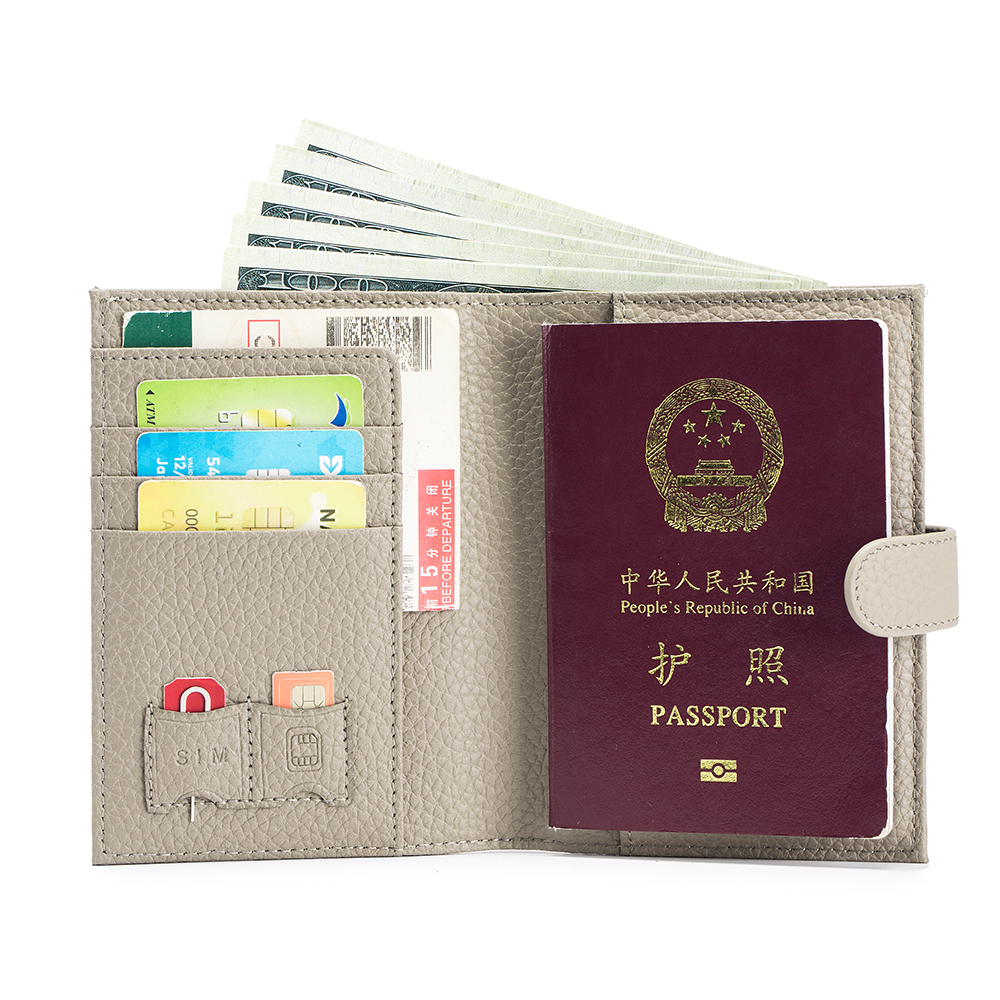 Genuine Cow Leather Passport H - Bifold Leather Wallet review and price