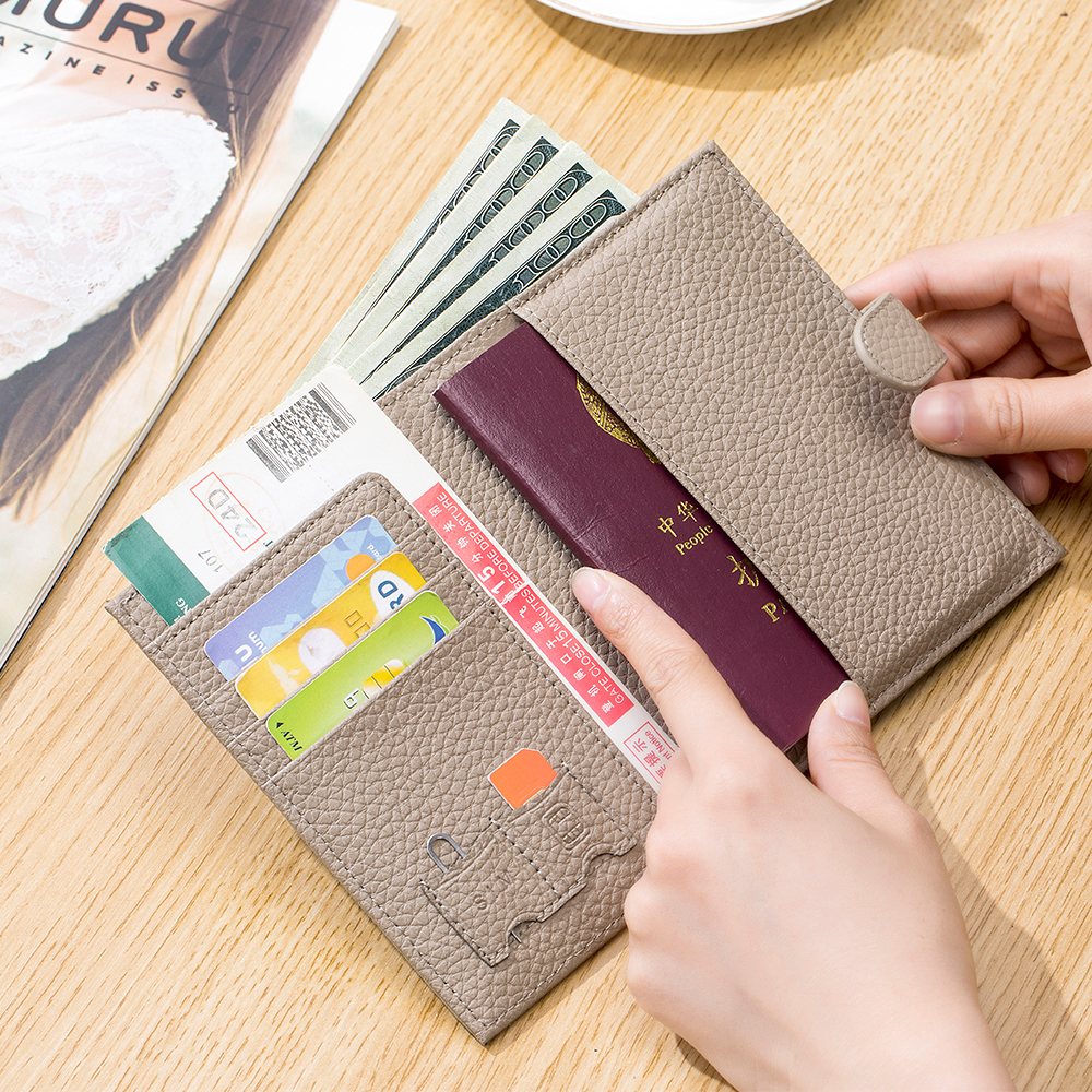 Genuine Cow Leather Passport H - Bifold Leather Wallet review and price