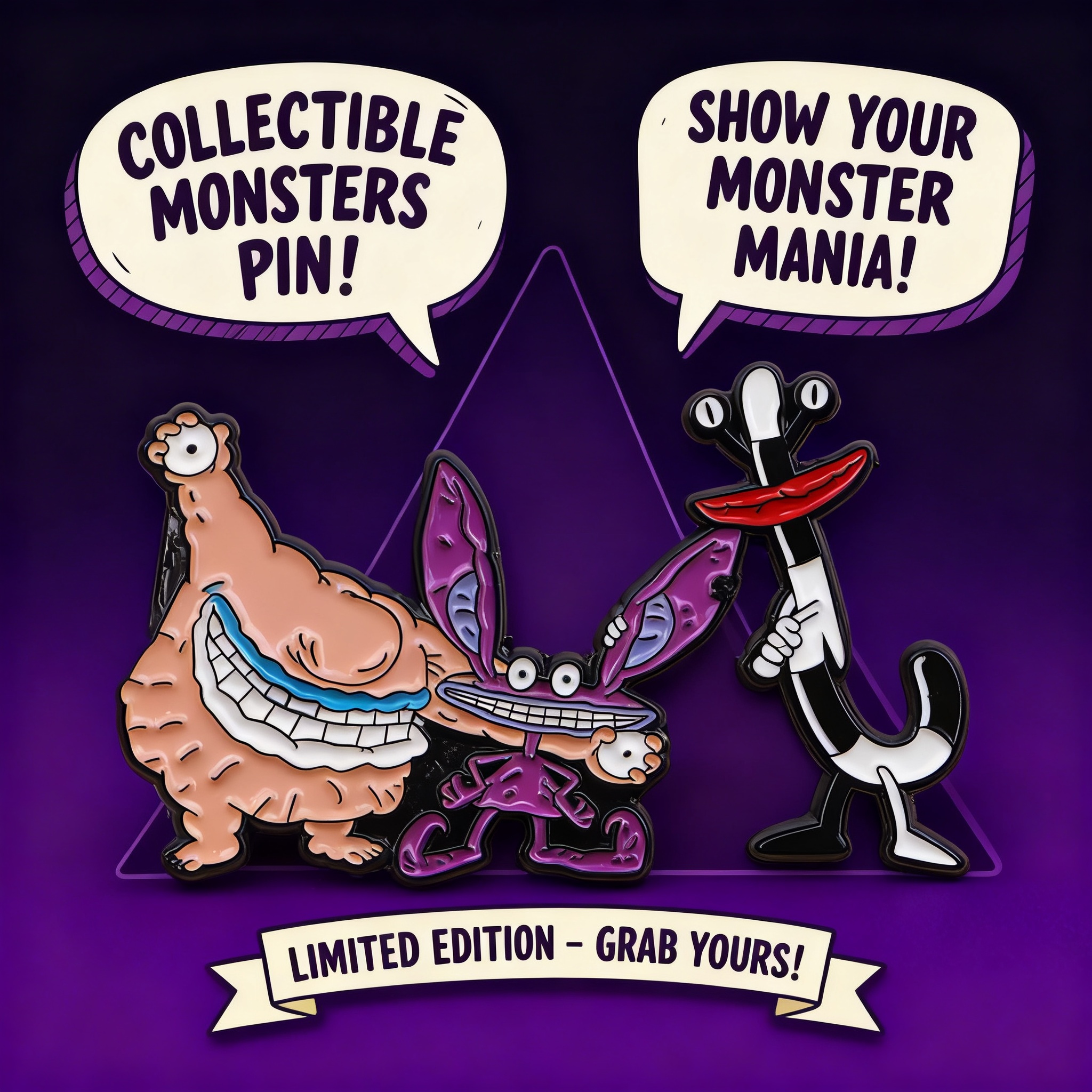 Cartoon Monster Enamel Pin Bad - Men Accessories Jewelry review and price
