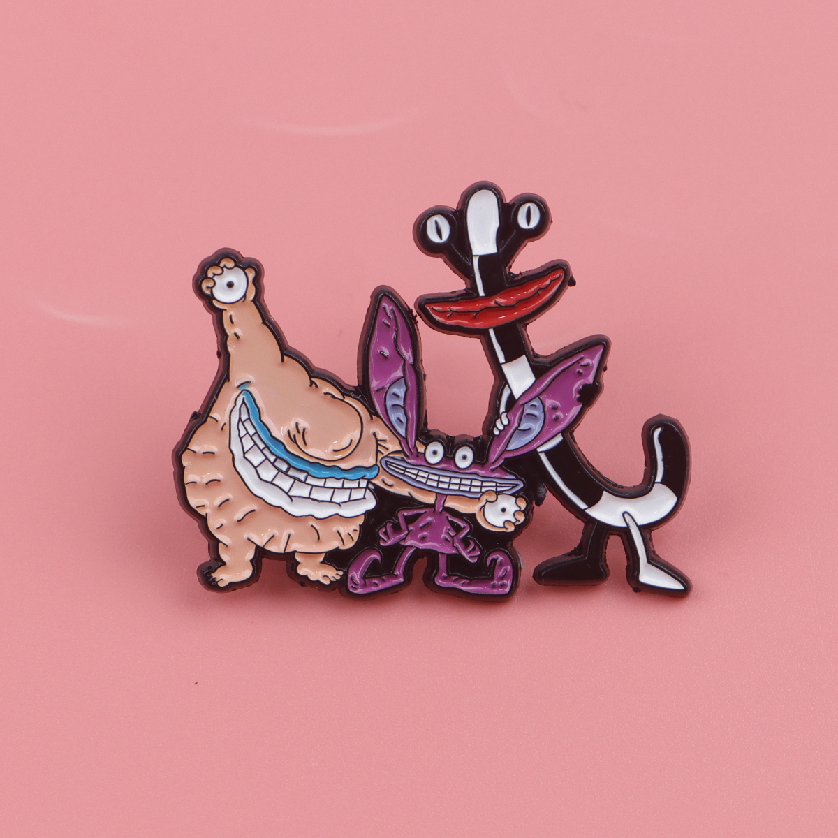 Cartoon Monster Enamel Pin Bad - Men Accessories Jewelry review and price