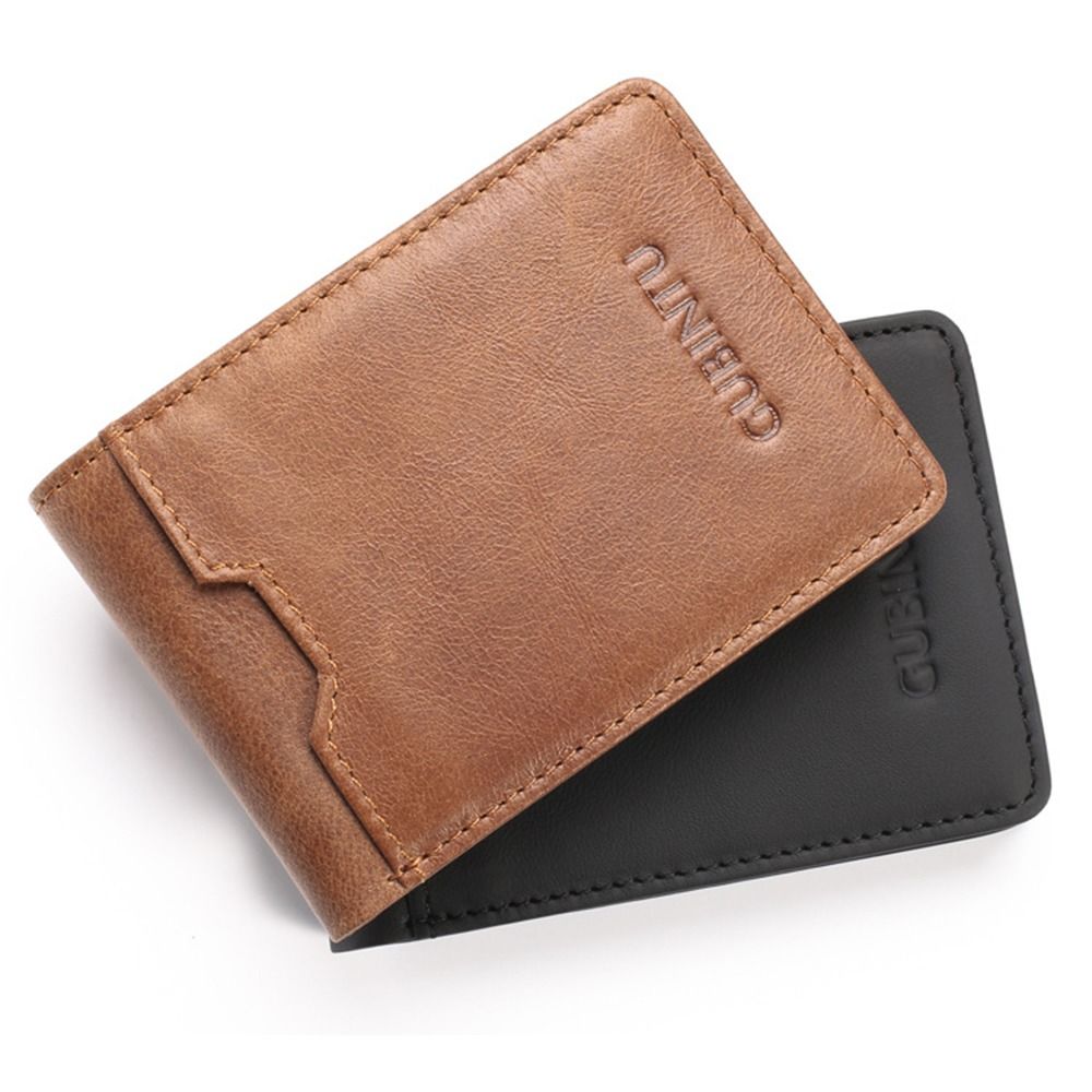 Minimalist Genuine Leather Men - Bifold Leather Wallet review and price