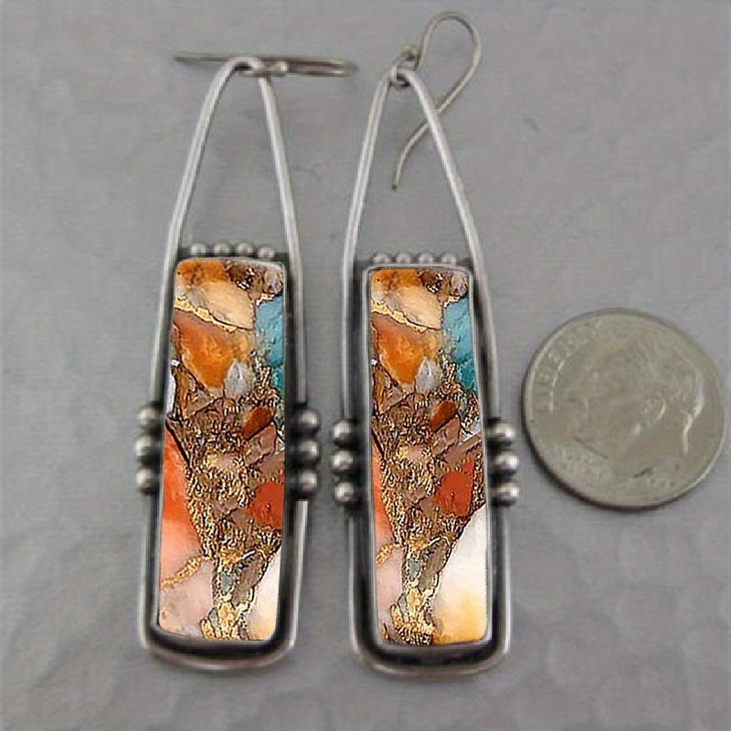 2PCS Retro Bohemian Earrings I - Men Accessories Ethnic review and price