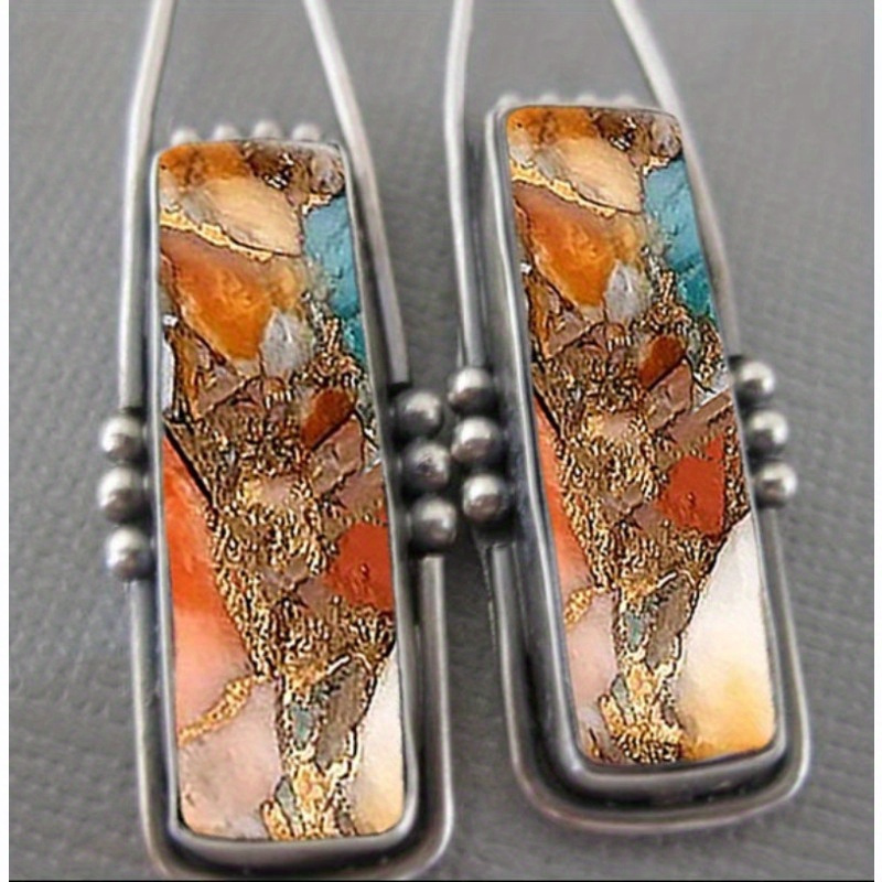 2PCS Retro Bohemian Earrings I - Men Accessories Ethnic review and price