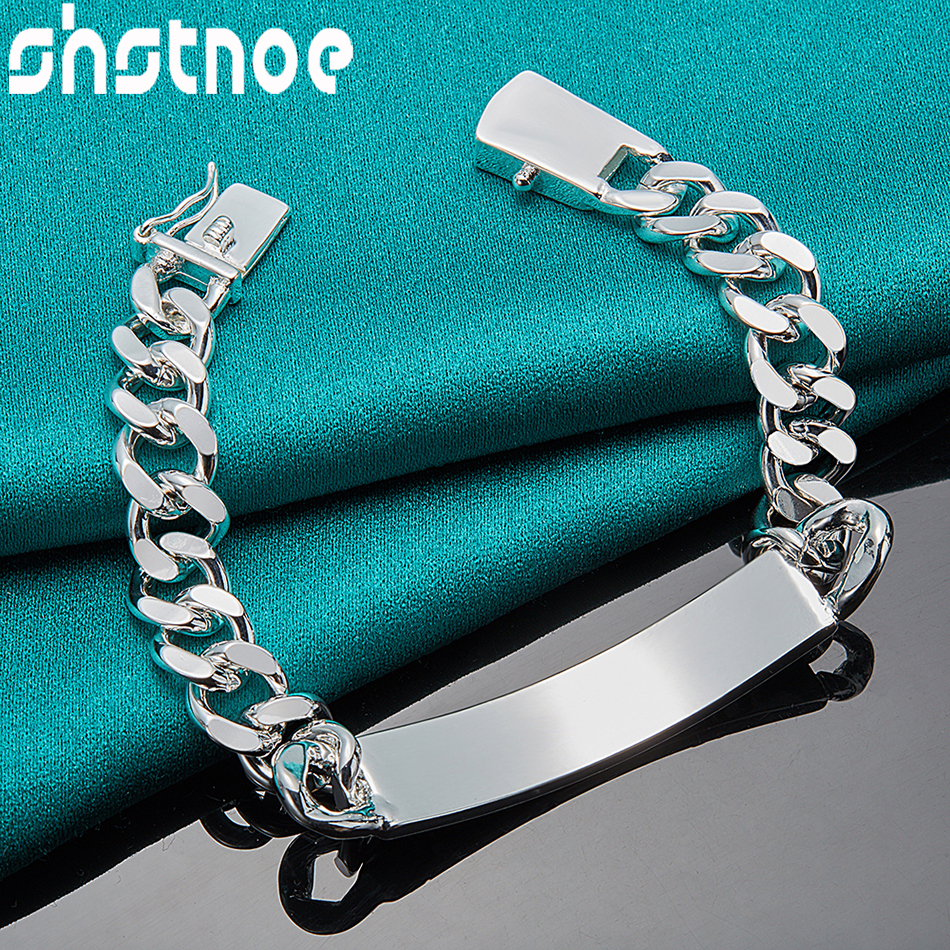 SHSTONE 925 Sterling Silver 2/ - Men Accessories Chain And Bracelet review and price