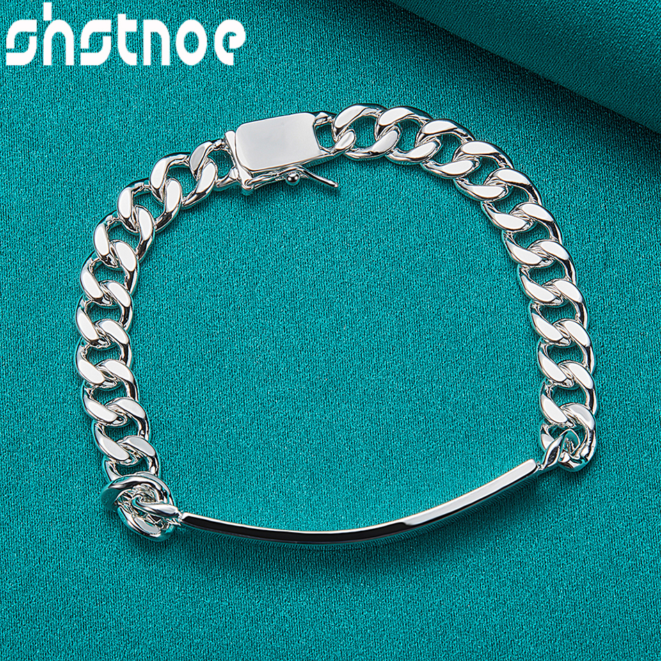SHSTONE 925 Sterling Silver 2/ - Men Accessories Chain And Bracelet review and price