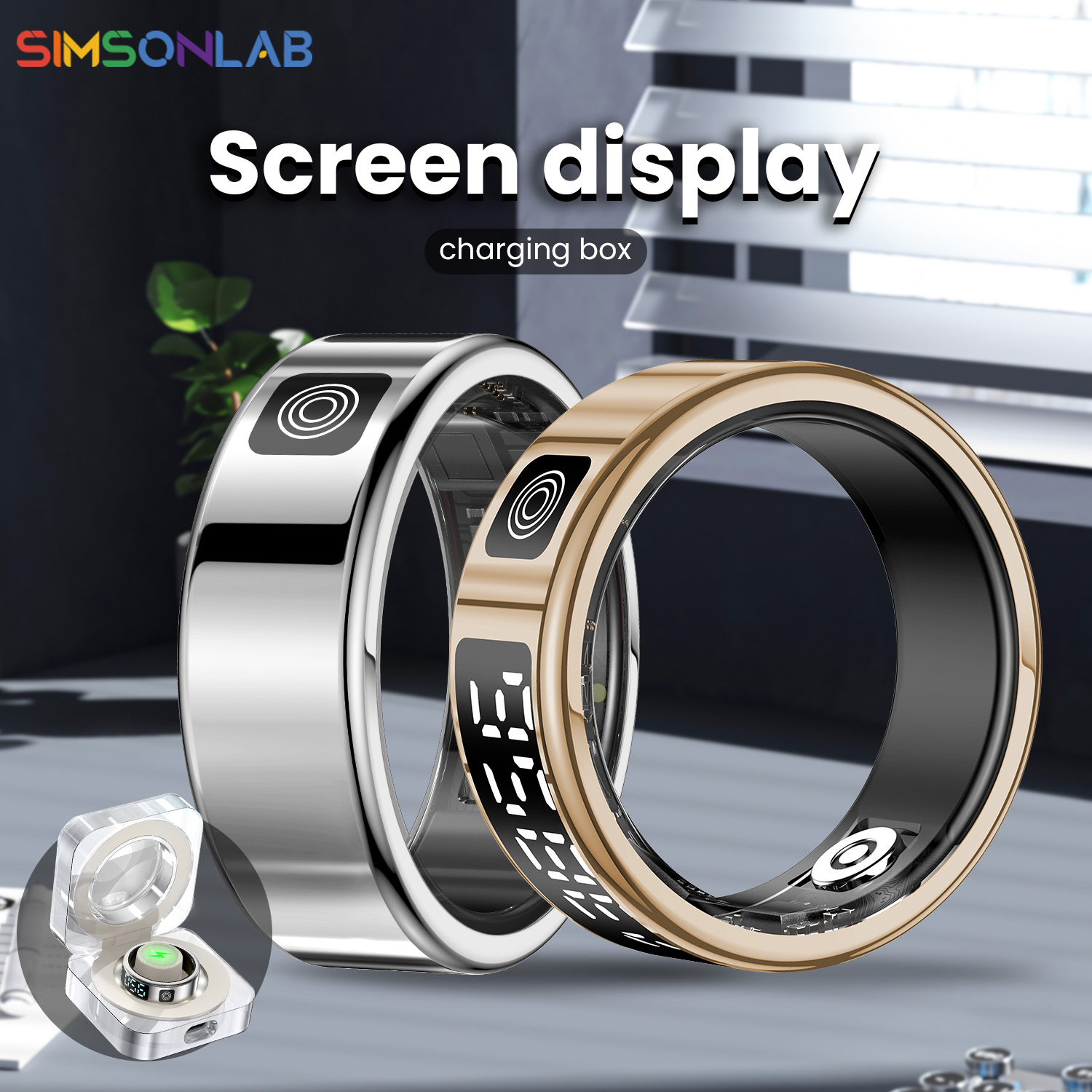 New Smart Ring SR08 LED Displa - Men'S Accessories Display review and price