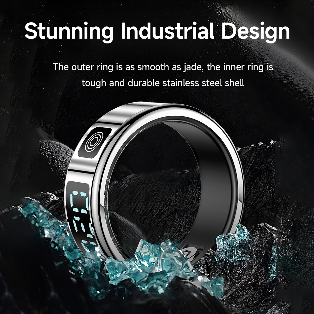 New Smart Ring SR08 LED Displa - Men'S Accessories Display review and price