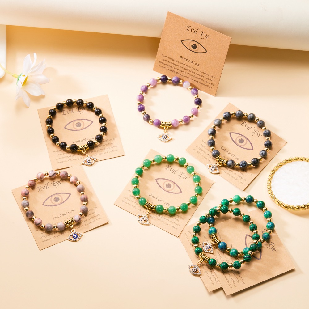 Natural Stone Evil Eye Bracele - Men Accessories Evil Eye review and price