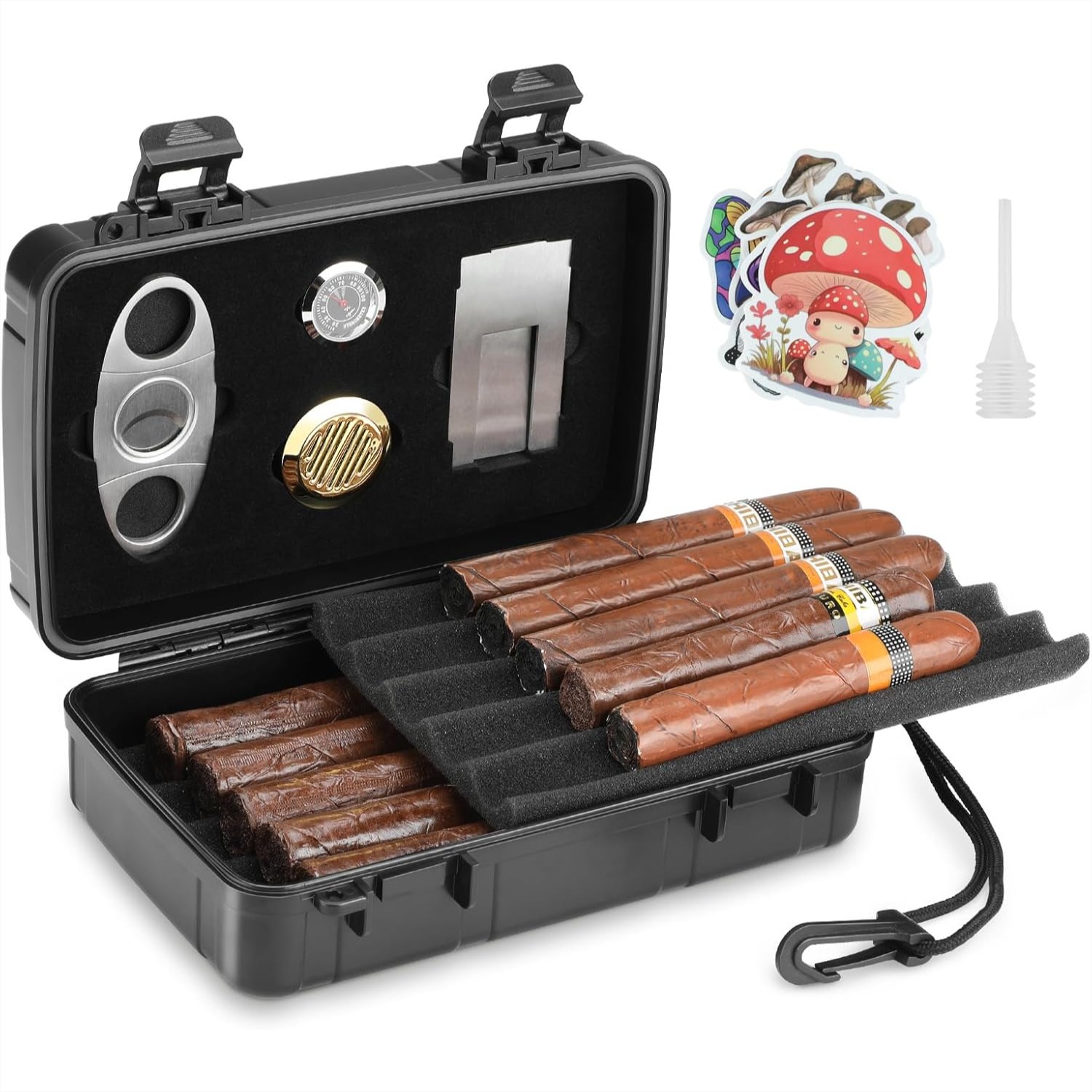 Portable Cigar Humidor Holds 1 - Men'S Accessories review and price