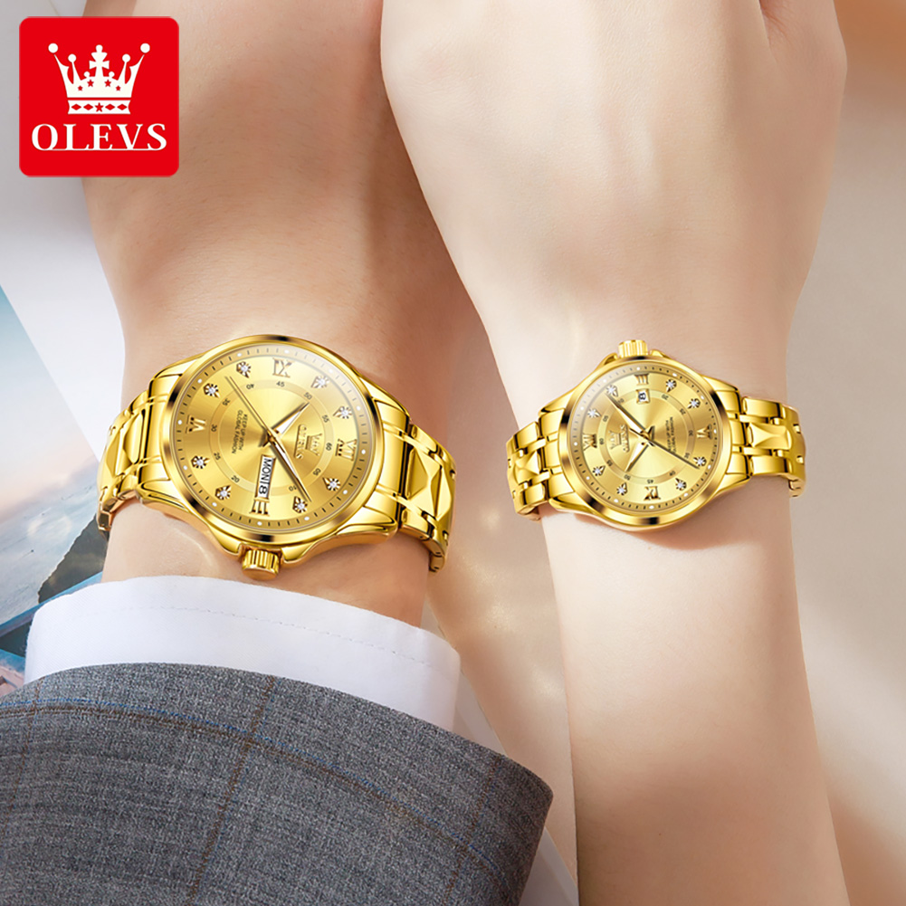 OLEVS 2906 Couple Watch Pair L - Men'S Accessories Display review and price
