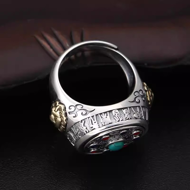 Ethnic Style Colored Enamel Ri - Men Accessories Ethnic review and price