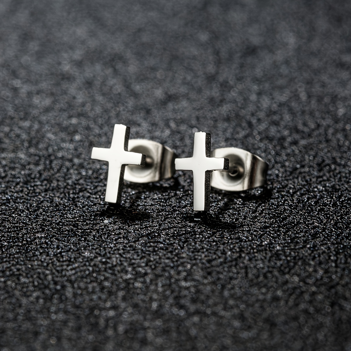 [Punk Cross Earrings] 1 Pair P - Men'S Minimalist Accessories review and price